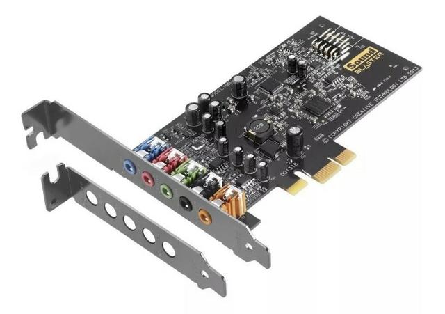 Placa Som Creative Sound Blaster Audigy Fx PciE- novo - Foto 4