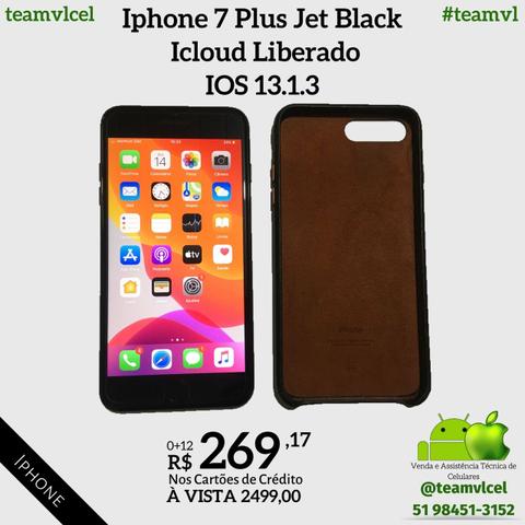 Iphone 7 Plus Jet Black 256gb - Foto 4