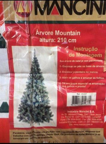 Arvore de natal Mancini 2,10 mtrs 565 pontas - Foto 4