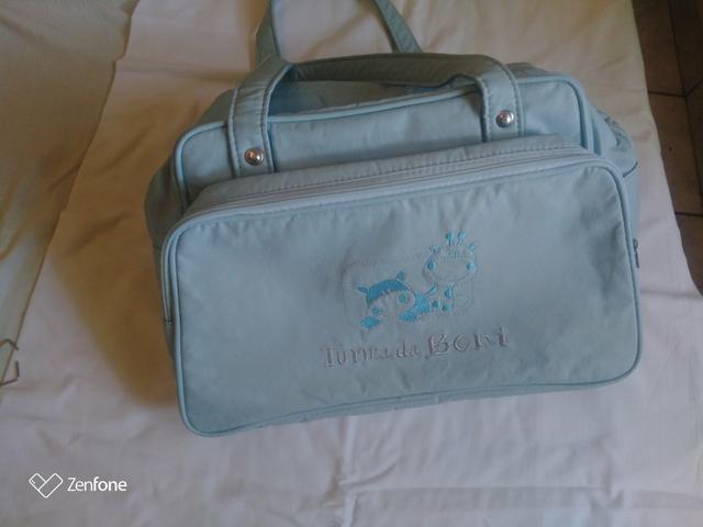 Linda Bolsa para maternidade azul - Foto 4