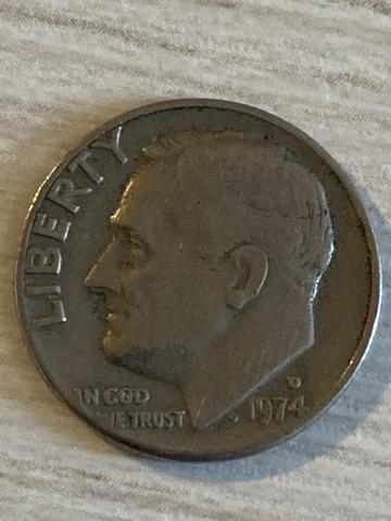 Colecionador ONE DIME 74d com erro