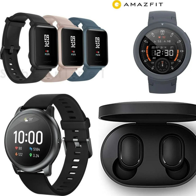 Relógios XIAOMI + Fones+ Pulseiras Amazfit Pace GTS GTR Miban4