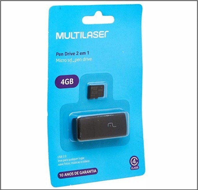 Pen drive 2 em 1 micro sd/ pen drive 8GB atacado e varejo  - Foto 2