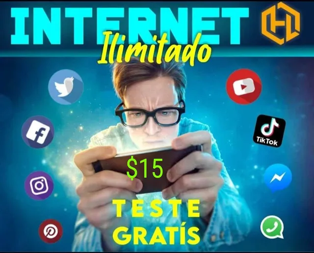 Internet movel ilimitada(teste gratis)c3 - Celulares e telefonia