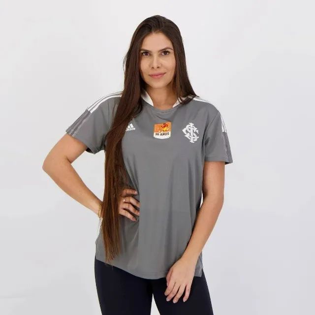 Camisa Internacional 30 anos da Copa Feminina - Cinza adidas