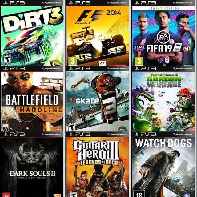 Conta Com Jogos Ps3 Em Midia Digital