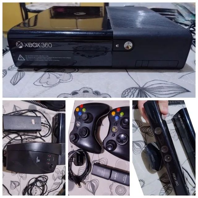 Xbox 360 Destravado CD com 2 controle com fio +1Brinde (desbloqueado) 110v  - Games Você Compra Venda Troca e Assistência de games em geral