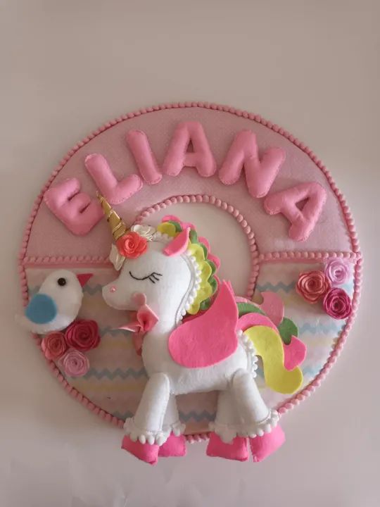 Porta maternidade Unicórnio 