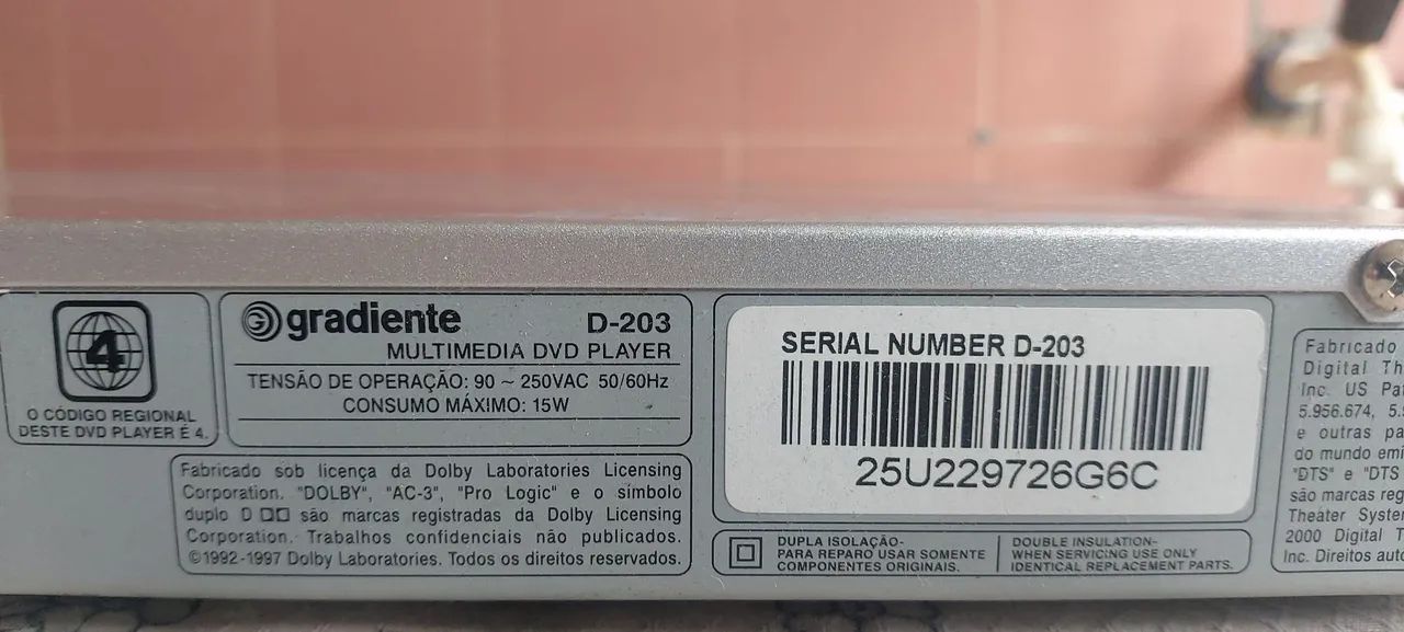 DVD Gradiente (seminovo).  - Foto 4
