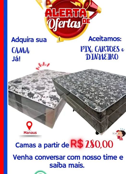 Camas box entrego Casal e solteiros