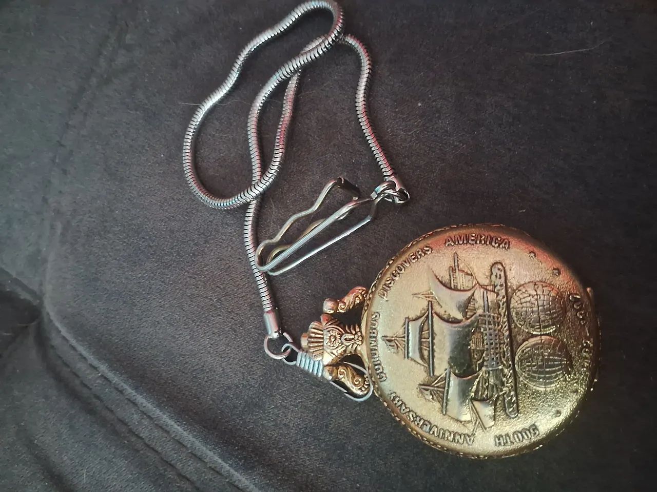 Relógio de Bolso Oscar 17 Jewels - Foto 2