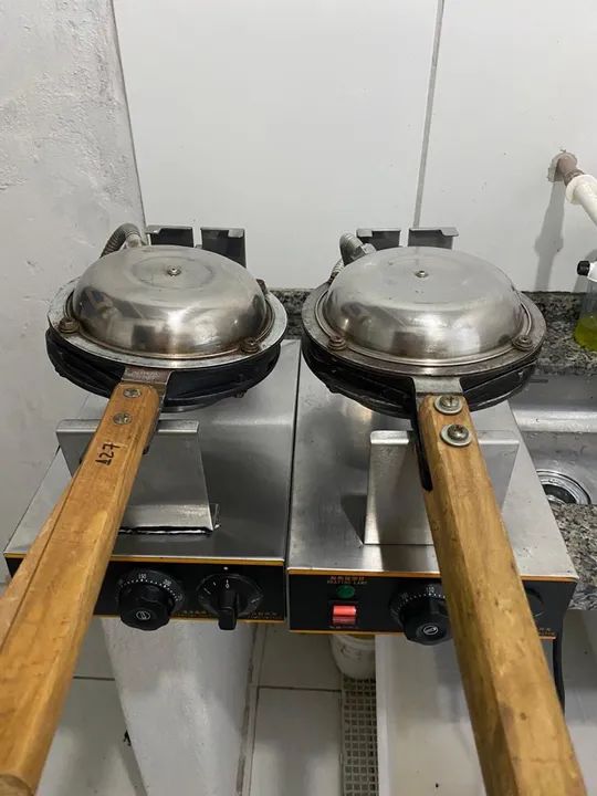 Máquina de bubble Waffle 