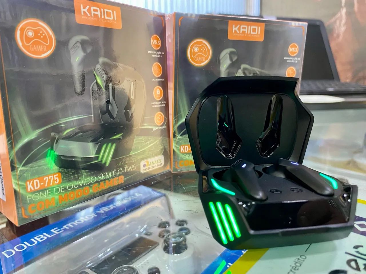 Fone Bluetooth KAIDI Gamer KD-775