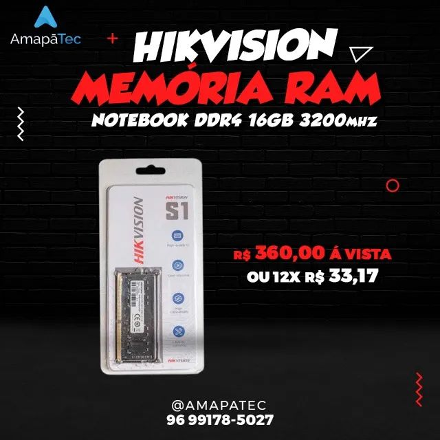 Memoria Hikvision S1 16GB 3200Mhz DDR4 Notebook