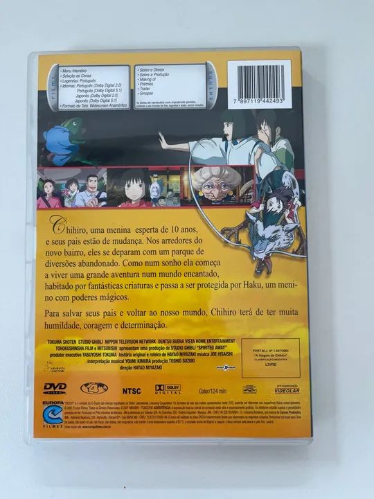 DVD A Viagem de Chihiro - Studio Ghibli - Foto 2