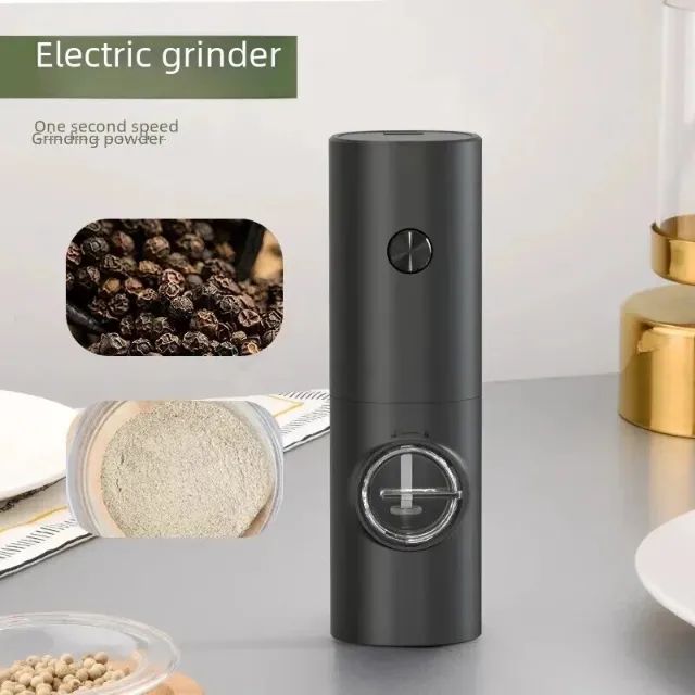 Moedor Pimenta Elétrica Grinder, Gravity Sensing, Ajuste Fine, Grosseiros Moagem - Foto 2