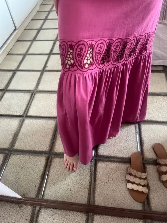 Vestido Chocoleite Rosa - Foto 2