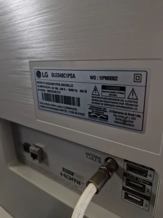 Smart TV de 48" LG AI ThinQ OLED48C1 4K 127/220V - Foto 5