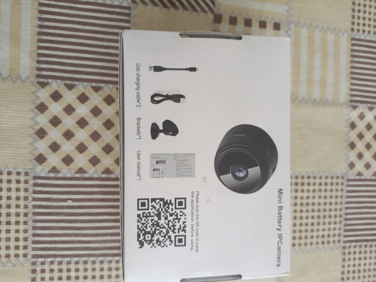 Mini Câmera Espiã com Bateria - Segurança Discreta