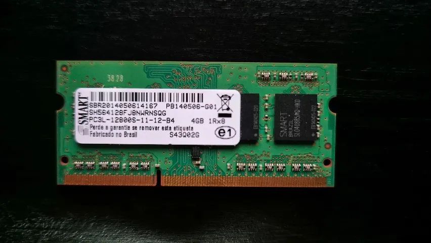 Memória 4Gb ram para notebook - 1 pentes de 4gb ddr3