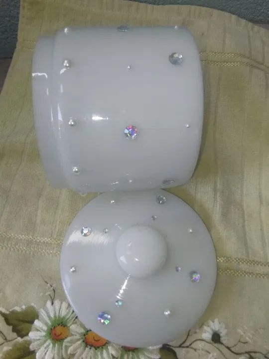 Pote em opalina para algodão  - Foto 3