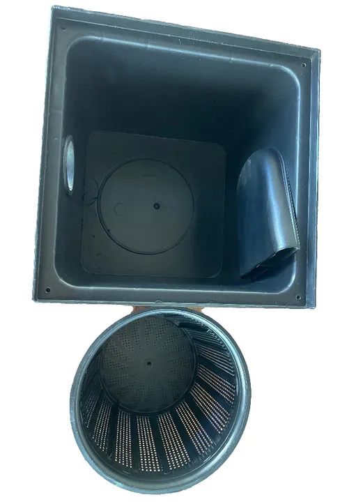 Caixa Acoplada para esgoto gordura cozinha com filtro Tamanho 28x28x24cm - Foto 6
