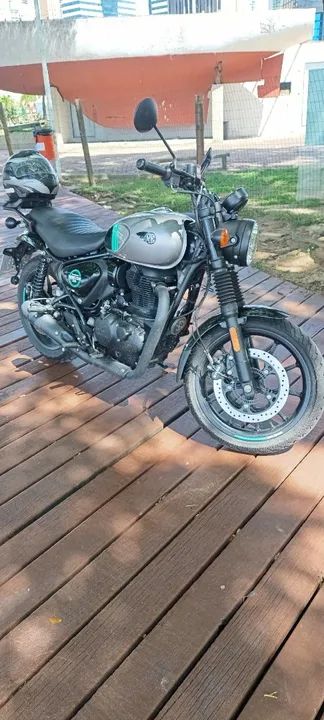 Hunter 350 cc Motocicleta estilo retrô e moderna  - Foto 11