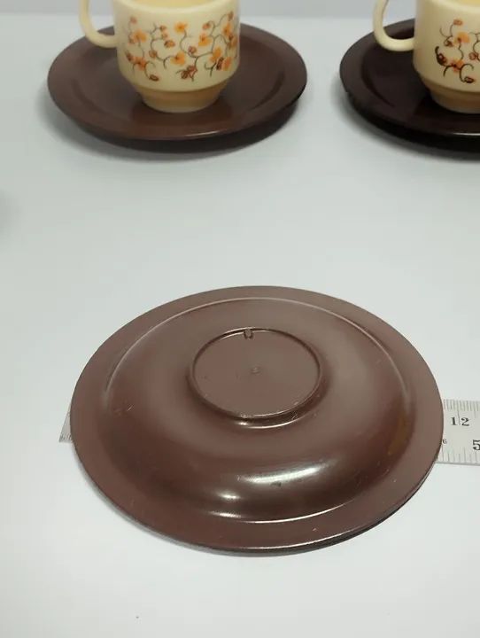 Xícaras de Café de Plástico Antigo Kaplast  - Foto 5