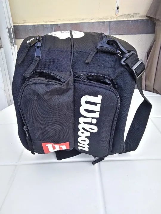 Raqueteira Wilson Tour Thermo Guard Dupla 10 Raquetes (Usado) - Foto 6