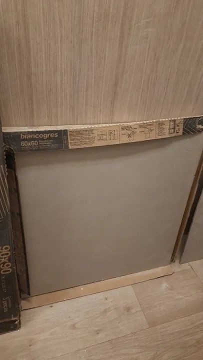 1 Caixa - Porcelanato Biancogres Cemento Grigio Acetinado 60x60cm - Foto 4