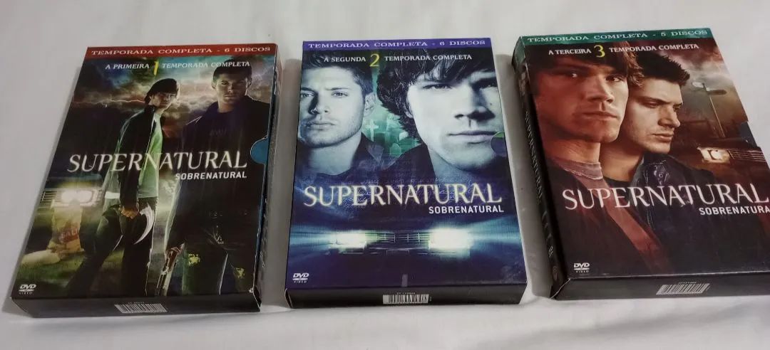 Supernatural - Temporadas 1, 2 e 3 Completas - DVD