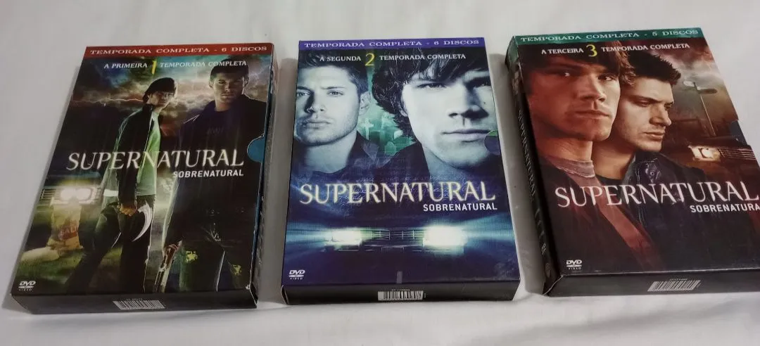 Supernatural - Temporadas 1, 2 e 3 Completas - DVD