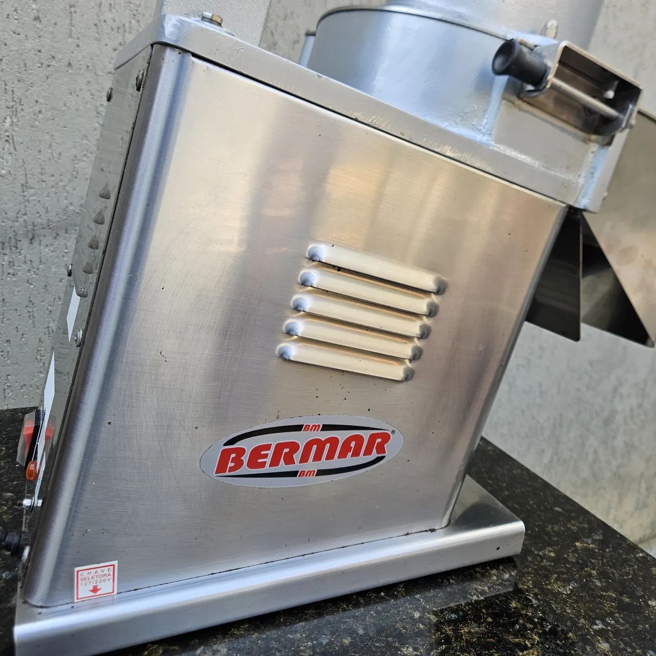 Processador De Alimentos Inox 4 Discos Bermar (semi novo) Estudo troca