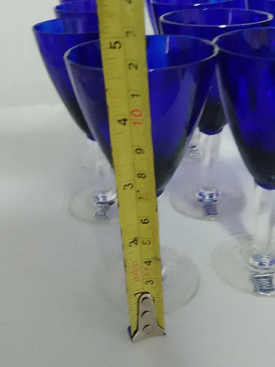 Taças cristal Hering antigas (vinho) - Foto 4
