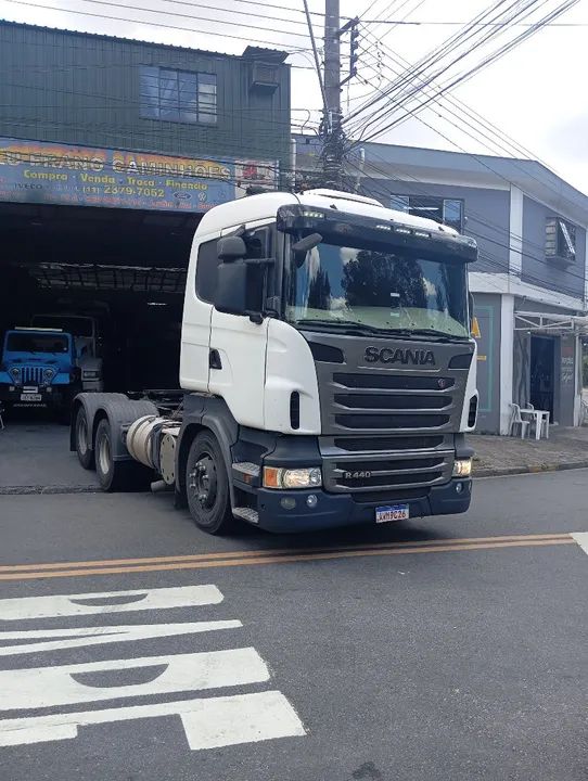 Scania R440 6x4 2013 automático impecável - Foto 2