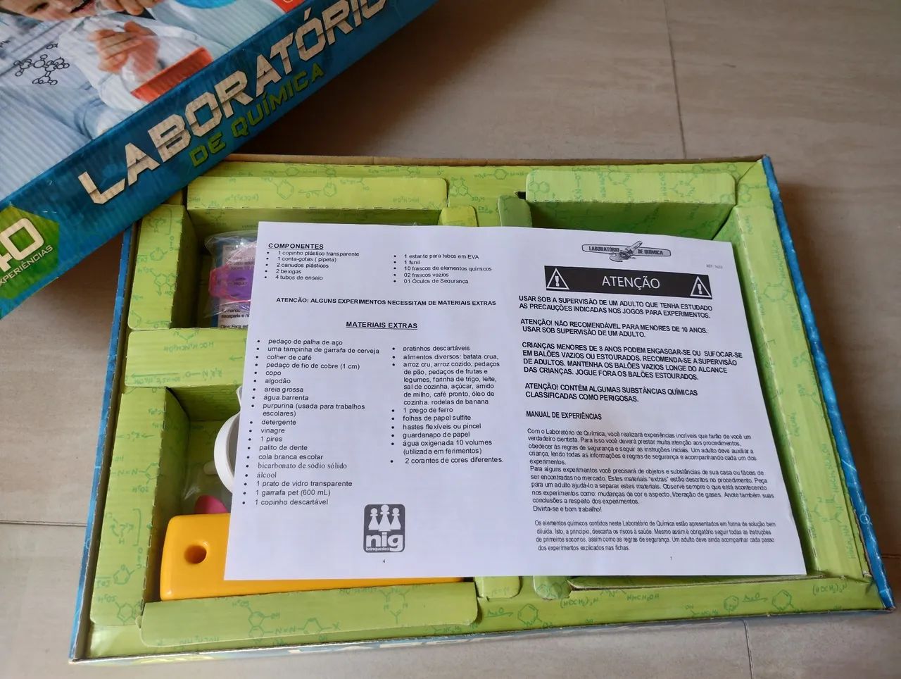Jogo de Tabuleiro Laboratório de Química +10 - Foto 2