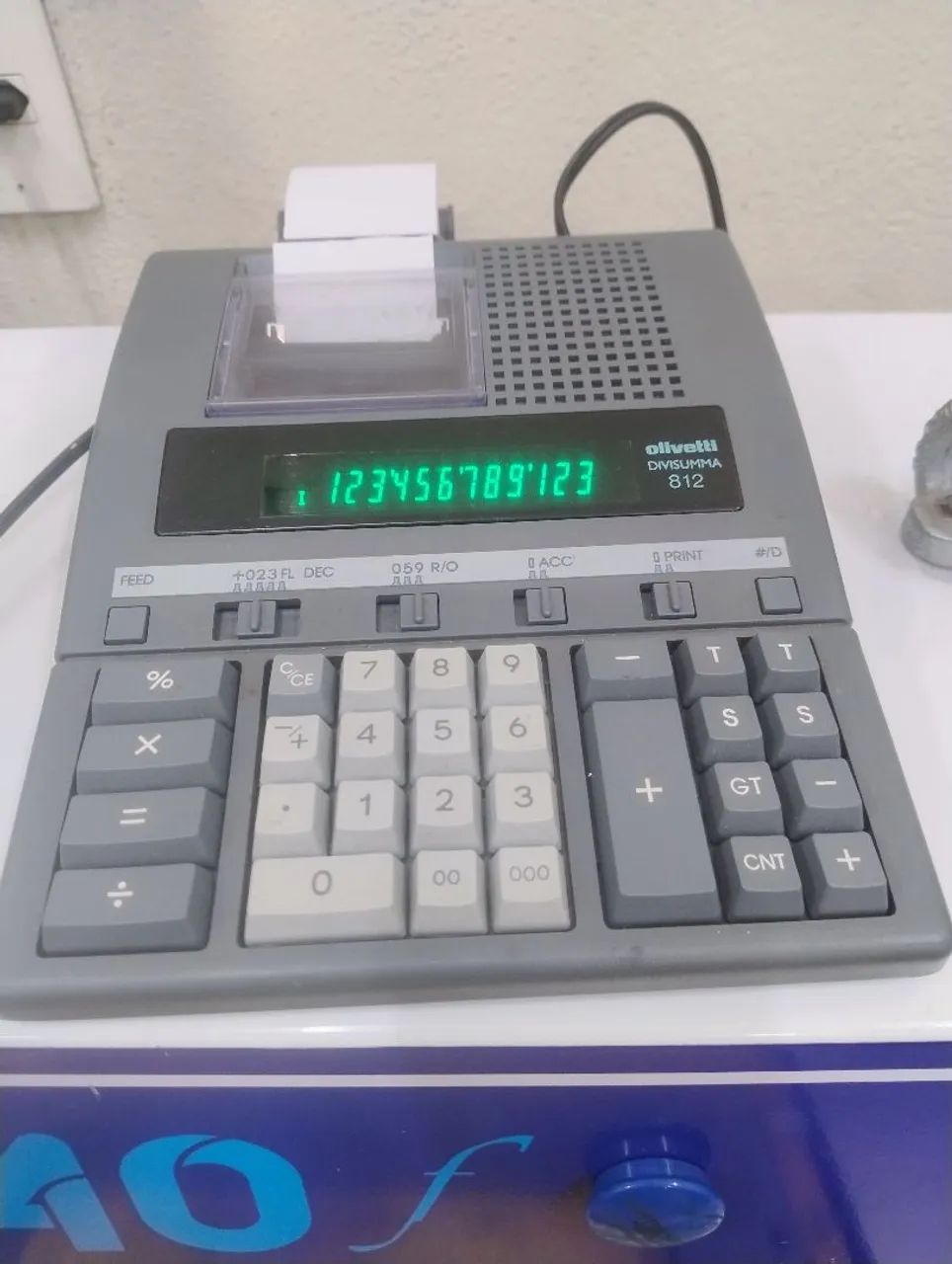 Calculadora Olivetti Divisumma 812 - Visor Digital