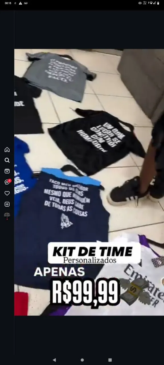 Kit de Time Personalizado - Camisetas Exclusivas!