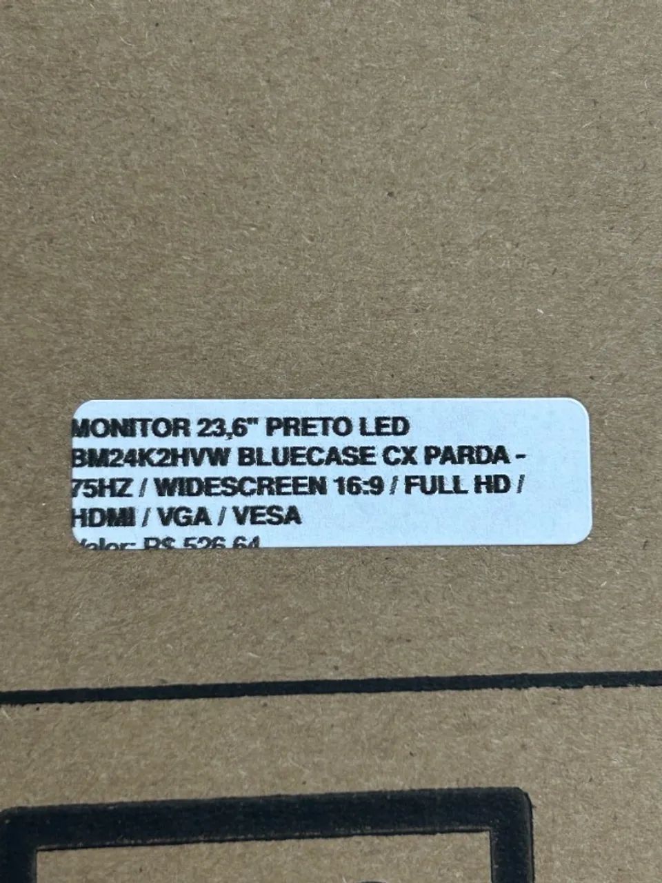 Monitor preto Bluecase 23,6 polegadas - Foto 2