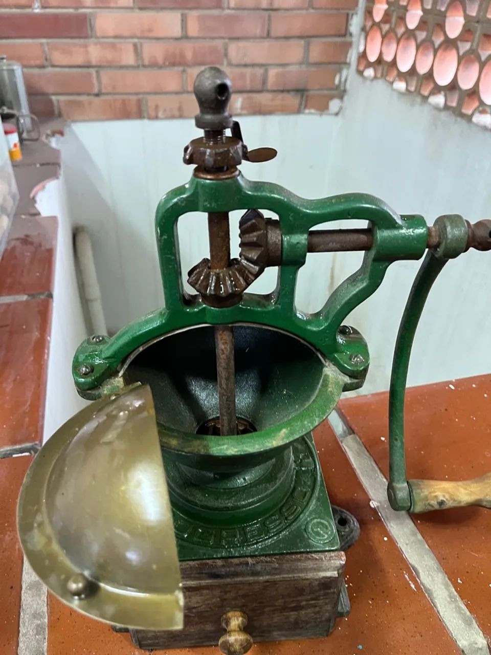 Antigo Moedor de Café Progresso Nº1 - Frete Grátis - Foto 3