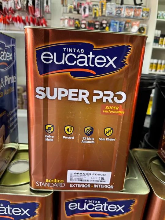 TINTA ACRÍLICA EXTERNA EUCATEX 18L 