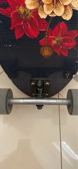 Longboard com Skull Design - Foto 4
