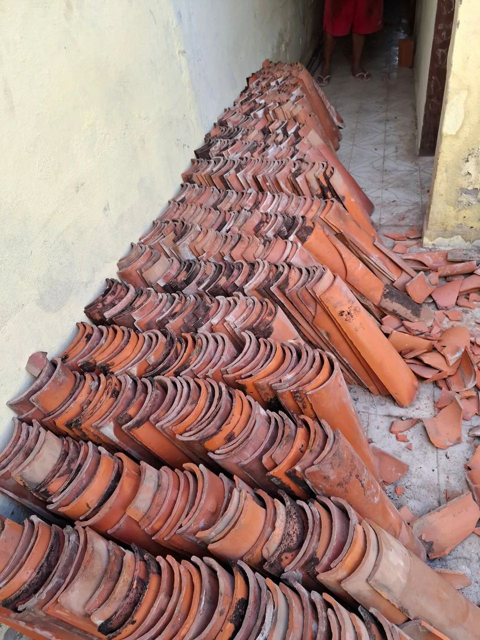 Telhas Cerâmicas Usadas