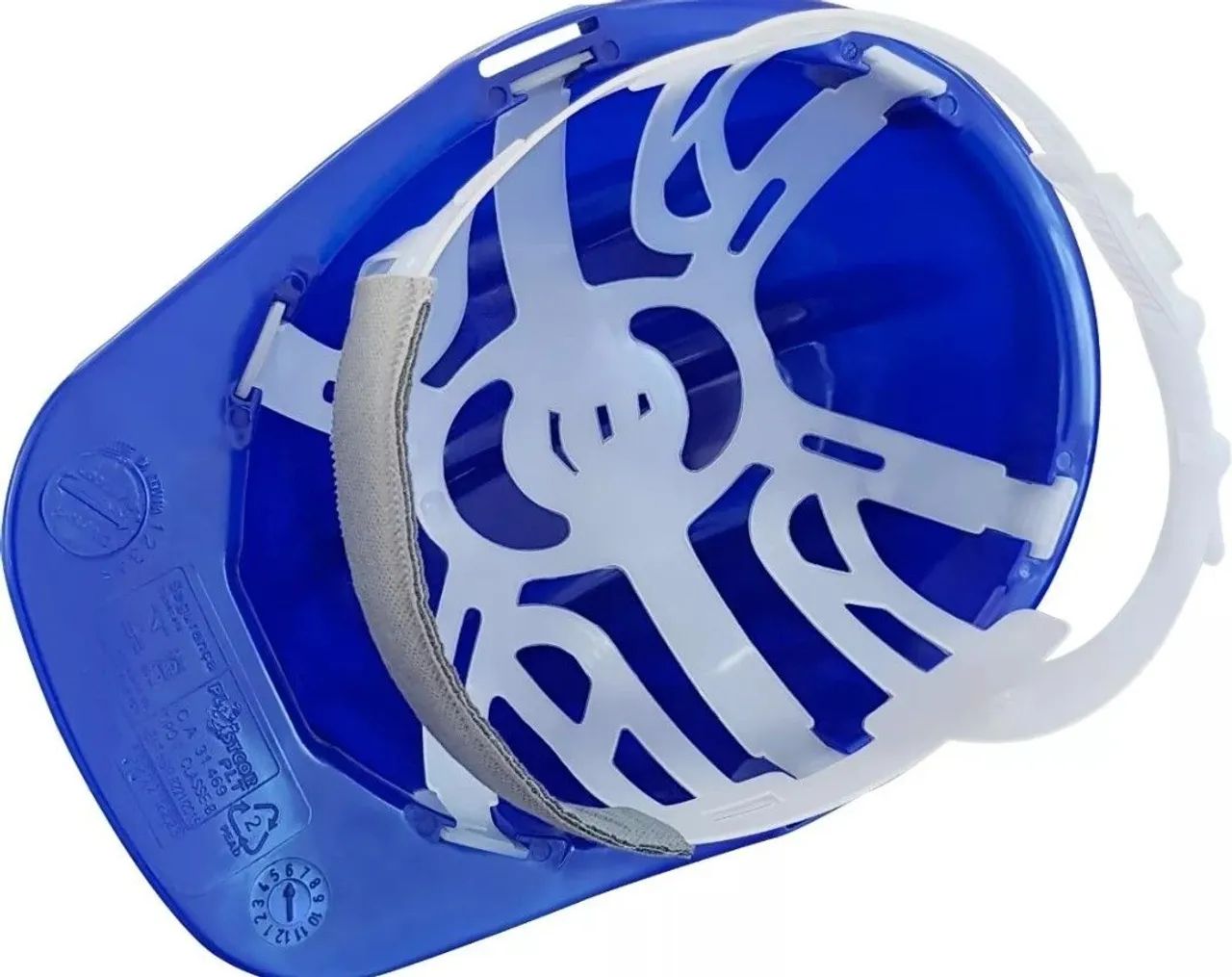 Capacete de Segurança Azul - Foto 2