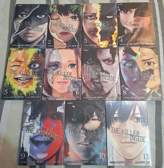 The Killer Inside coleção completa de mangás Volumes 1 ao 11