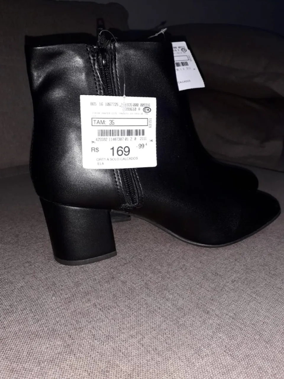 Bota Nova Couro