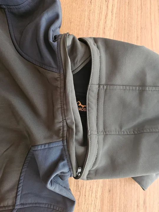 Jaqueta Corta-Vento Camping Gear Windbreaker Impermeável com Capuz Tamanho P - Foto 5