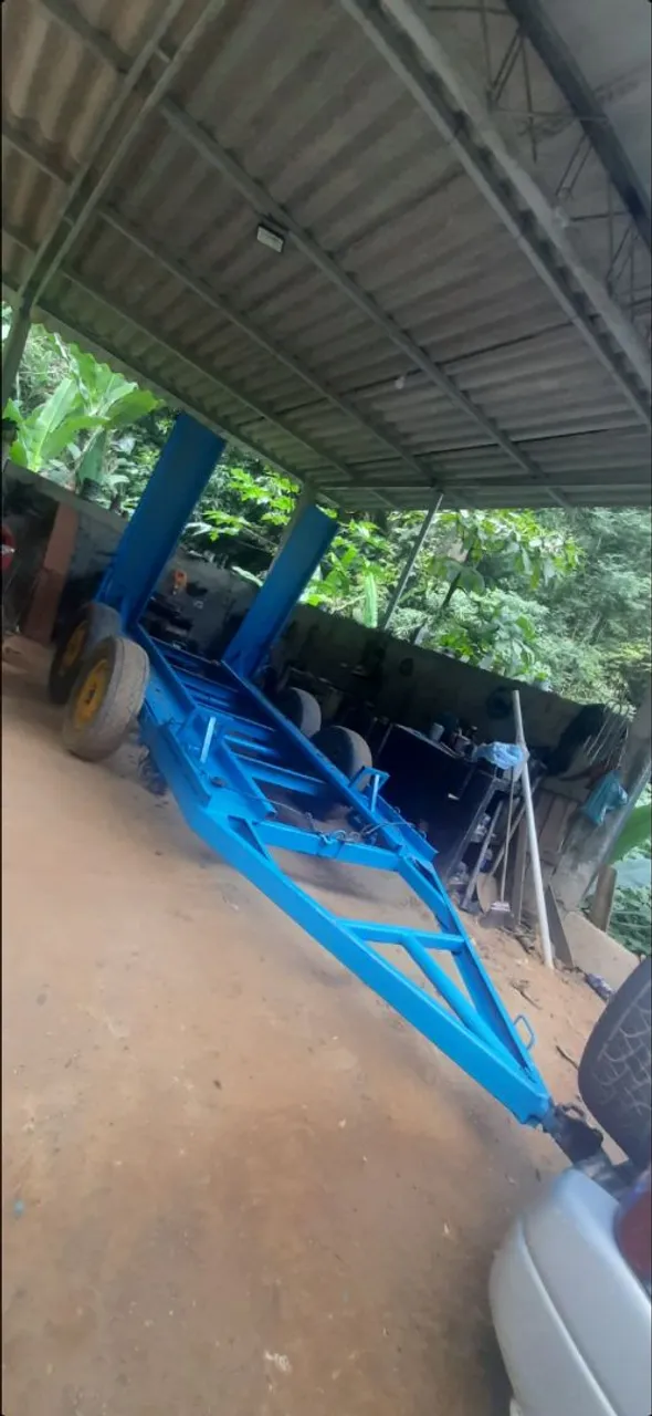 Carretinha para transporte de maquinas estilo Bobcat