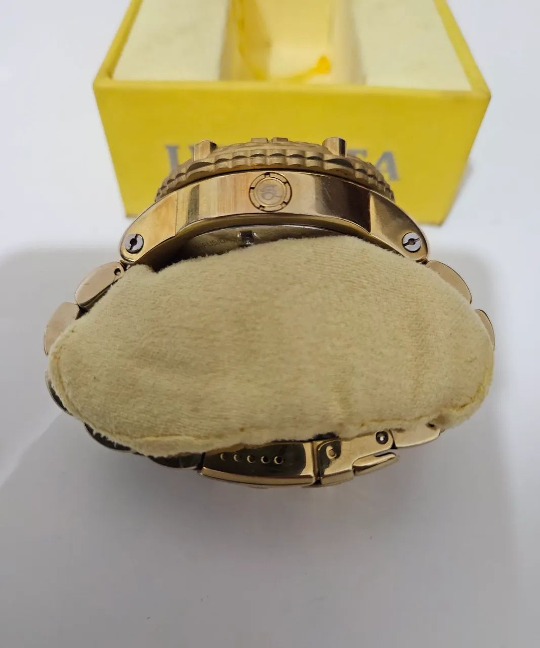 Relogio Original Invicta Subaqua Dourado - Foto 3