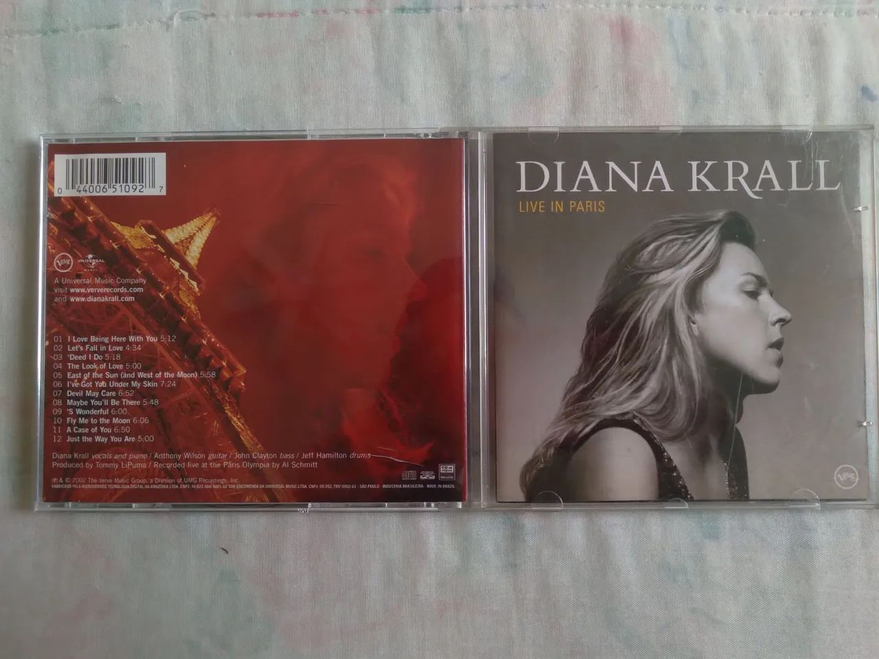 CD Diana Krall - Live in Paris